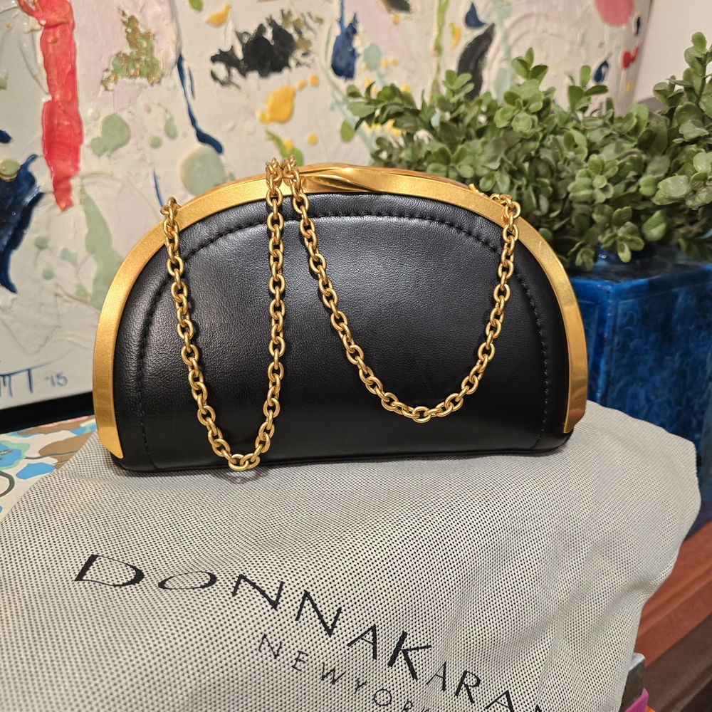 Donna Karan Black and Gold Women's Bag